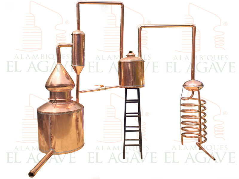 Alambiques en Cobre El Agave